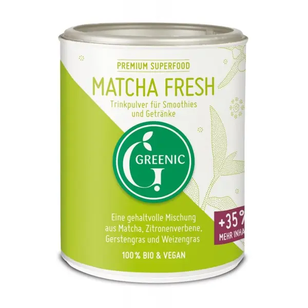 Pudra Matcha Fresh pentru smoothie-uri si bauturi, eco - 110 g
