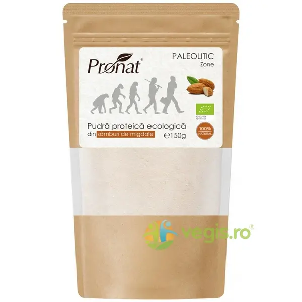 Pudra Proteica din Samburi de Migdale Ecologica/Bio 150g
