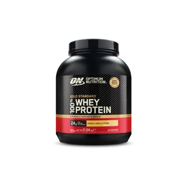 Pudra proteica proteine din zer 100% whey gold standard Crema vanilie, 2.04kg, Optimum Nutrition