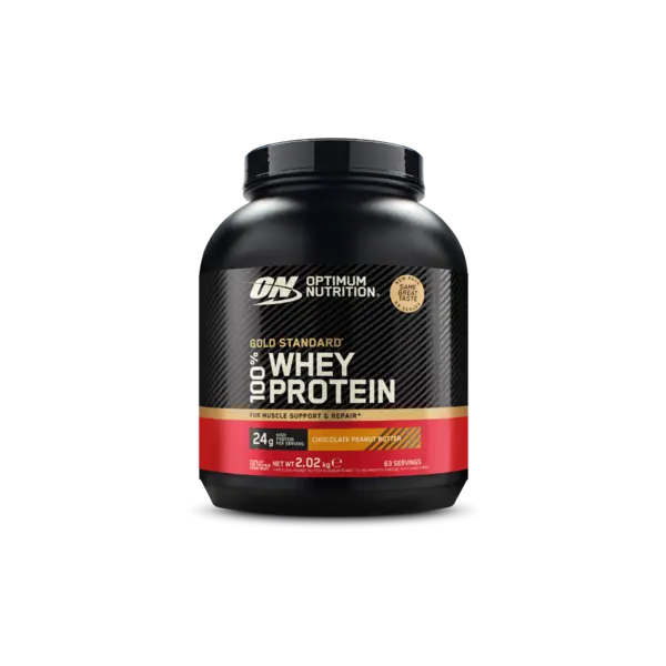 Pudra proteica proteine din zer 100% whey gold standard Unt arahide cu ciocolata , 2.02kg, Optimum Nutrition