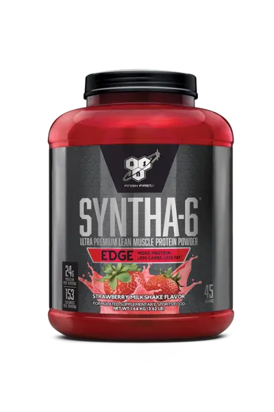 Pudra proteica proteine din zer izolat proteic BSN Syntha 6 EDGE Capsuni, 1.78kg, BSN