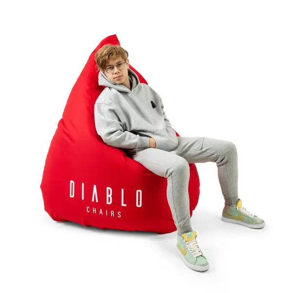 Puf XXL Diablo Chairs pentru sezut: rosu Puf XXL Diablo Chairs pentru șezut: roșu