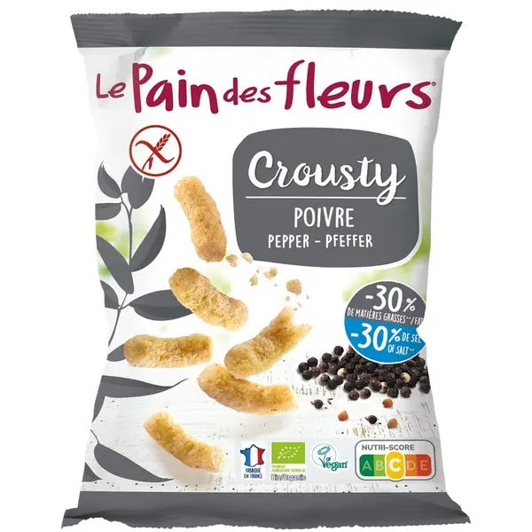 Pufuleti din hrisca si porumb cu piper fara gluten, eco - 75 g