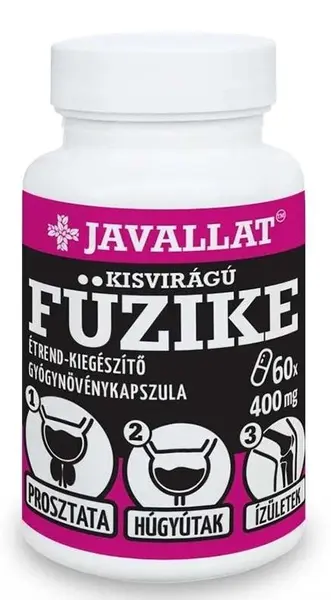 Pufuliță cu flori mici, 400 mg, 60 капсули, Javallat