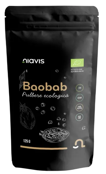 Pulbere ecologica Baobab, 125g, Niavis