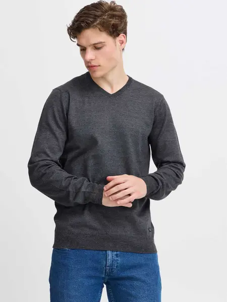 Pulover Bhbruton V-neck Knit Noos