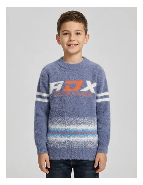 Pulover Mohair, ADX Fashion, albastru