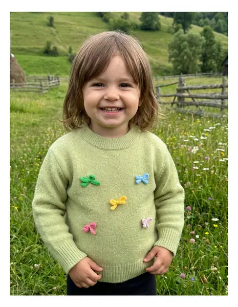 Pulover Mohair Eleanora, verde