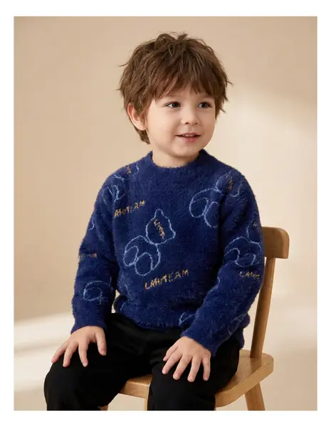 Pulover Mohair, Keep & Moovin, bleumarin