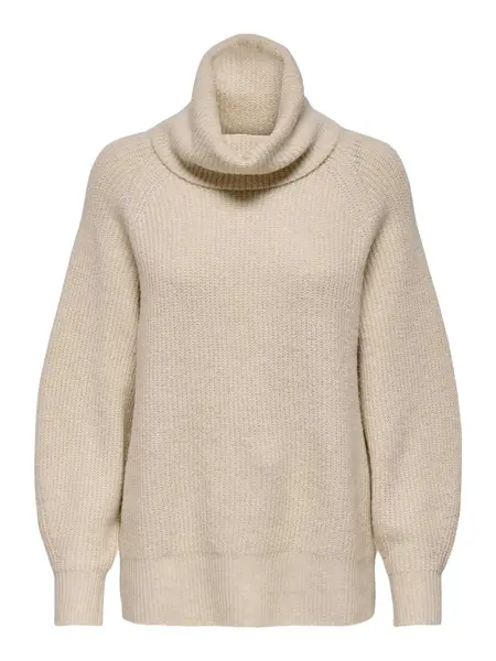 Pulover Onlwhitney Life Ls Loose Rollneck Knt