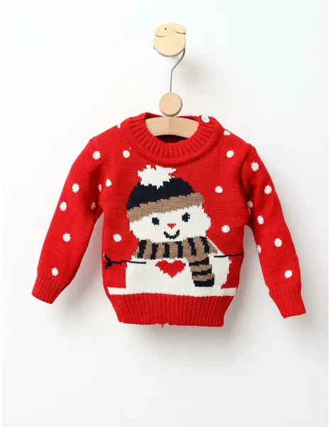 Pulover SnowMan Has Heart rosu