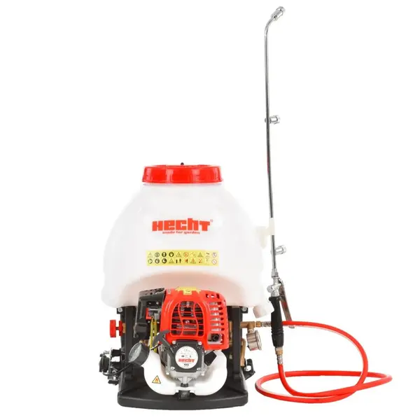 Pulverizator Benzina Hecht 433, Motor 4T, 25CC, Rezervor 15L
