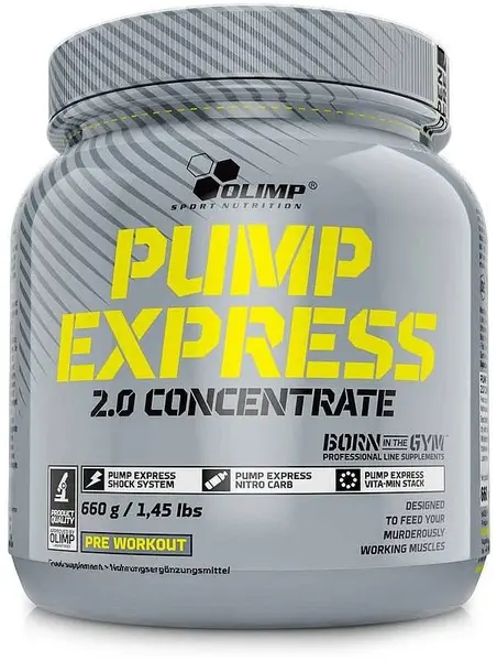Pump Express 2.0 Concentrate, portocală, 660 g, Olimp