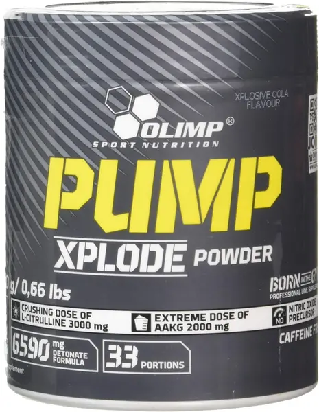 Pump Xplode Powder, cola, 300 g, Olimp