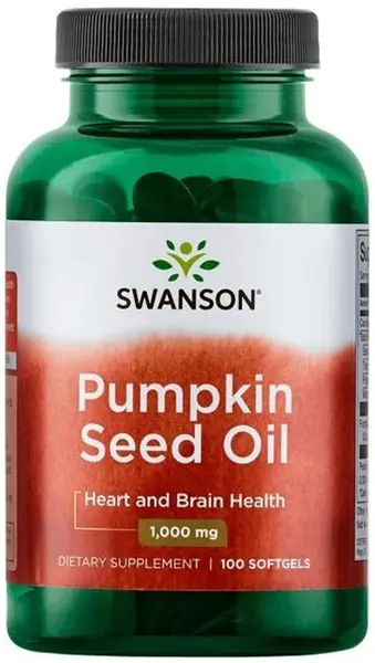 Pumpkin Seed Oil, 1000 mg, 100 capsule, Swanson