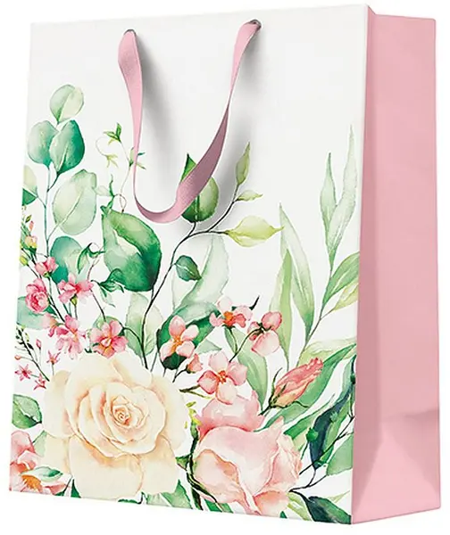 Pungă cadou PAW - Floral Moments, 20 x 25 x 10