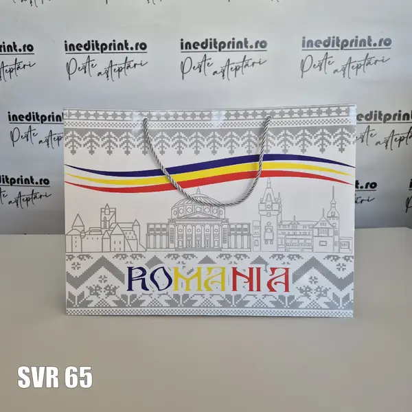 Punga cadou Romania, 14.5x12x6cm SVR65 14.5x12x6 cm