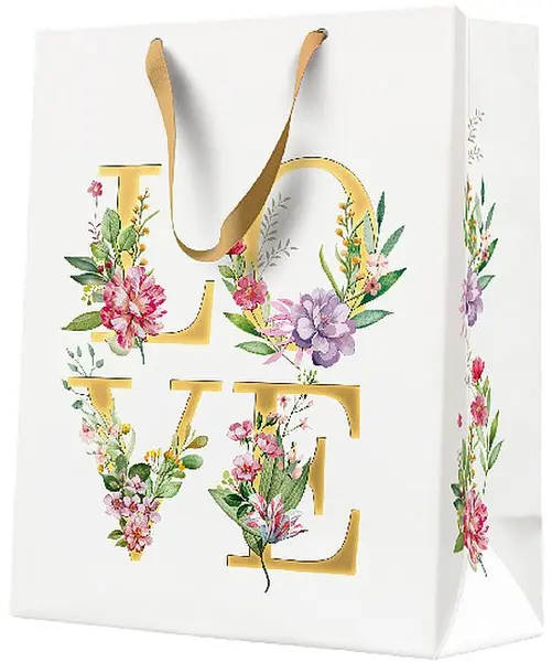 Pungă de cadou PAW - Love Power, 26. 5 x 33.5 x 13 cm