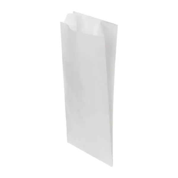 Punga din Hartie, Alba, 16 x 7 x 36 cm, 1000 Bucati