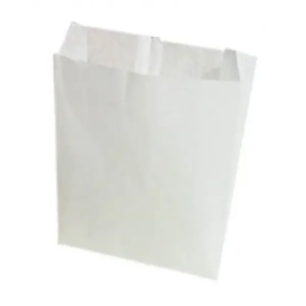 Punga din Hartie Alba, Cerata, 11 x 4 x 12 cm, 1500 Bucati