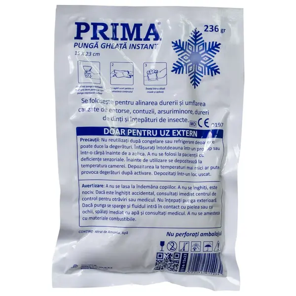 Punga gheata instant, 15x23cm, 235g, PRIMA, uz extern