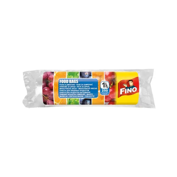 Pungi Alimentare Fino, Rola, 1 l, 18 x 23 cm, 250 Bucati