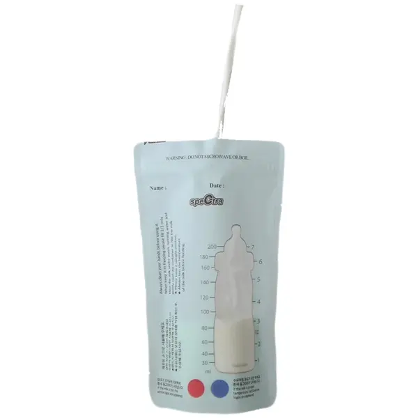 Pungi stocare lapte matern cu fermoar Spectra, 30 buc