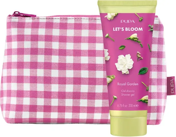 Pupa Let's Bloom Gel de duș Royal Garden, 200 ml + Penar