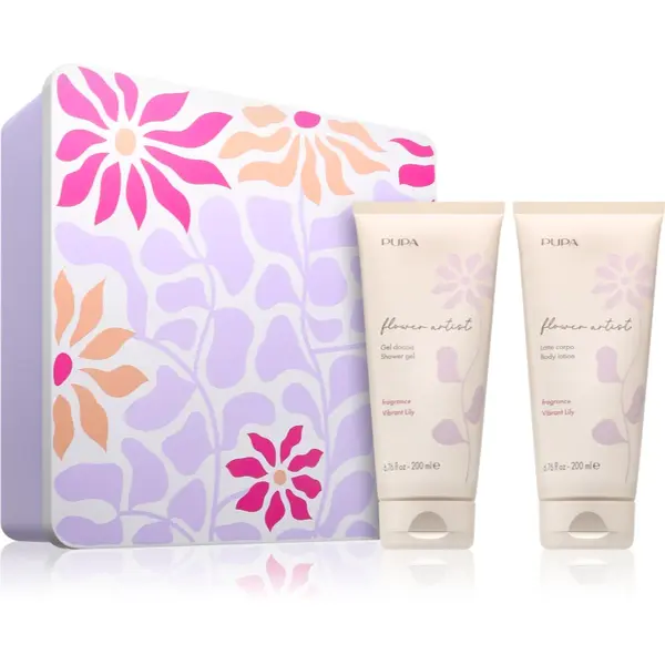 PUPA Milano Flower Artist Kit set cadou pentru corp cu parfum Vibrant Lily