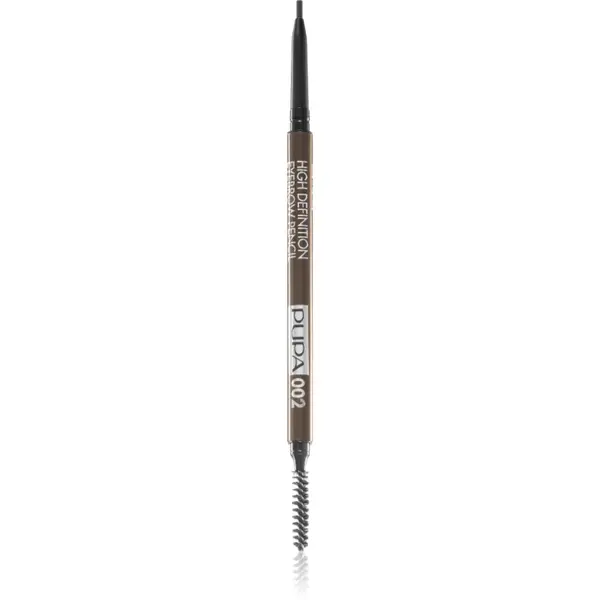 PUPA Milano High Definition creion pentru sprancene rezistent la apa culoare 002 Brown 0.09 g