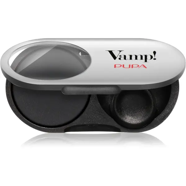 PUPA Milano Vamp! Radiant Baked Eyeshadow fard de culoare vibranta si lunga durata culoare 300 Blackout - MATT 1 g
