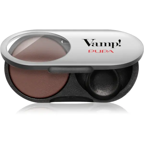 PUPA Milano Vamp! Radiant Baked Eyeshadow fard de culoare vibranta si lunga durata culoare 405 Dark Chocolate - MATT 1 g