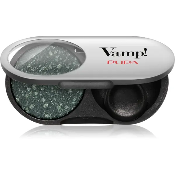 PUPA Milano Vamp! Radiant Baked Eyeshadow fard de culoare vibranta si lunga durata culoare 304 Woodland Green - GEMS 1 g