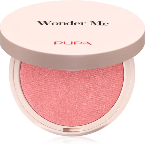 PUPA Milano Wonder Me Natural Effect Blush fard de obraz compact pentru un look natural culoare 007 Good Vibes - Matt 4 g
