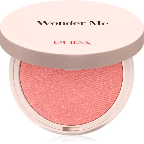PUPA Milano Wonder Me Natural Effect Blush fard de obraz compact pentru un look natural culoare 009 Last Crush - Radiant 4 g