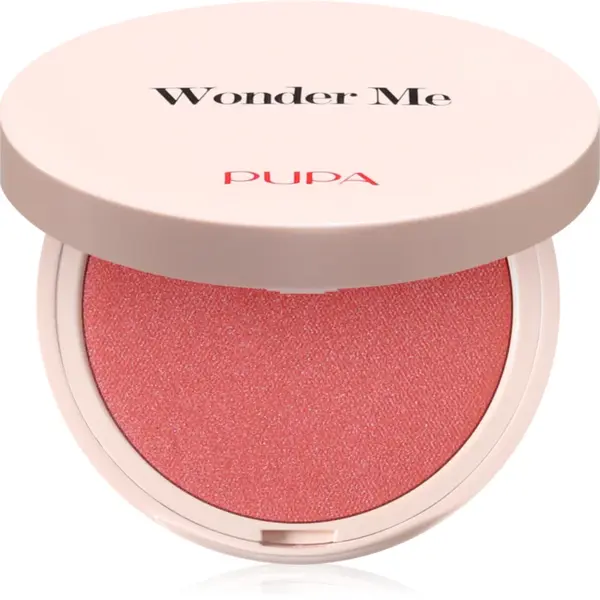 PUPA Milano Wonder Me Natural Effect Blush fard de obraz compact pentru un look natural culoare 005 Deep Passion - Matt 4 g