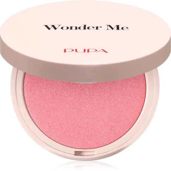 PUPA Milano Wonder Me Natural Effect Blush fard de obraz compact pentru un look natural culoare 006 First Kiss - Radiant 4 g