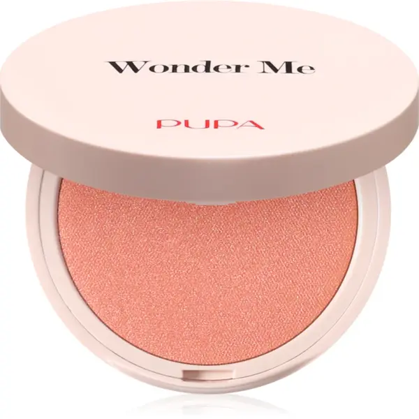 PUPA Milano Wonder Me Natural Effect Blush fard de obraz compact pentru un look natural culoare 008 So Cozy - Matt 4 g