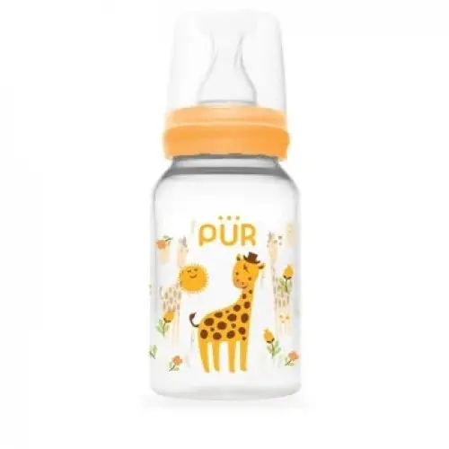 Pur biberon cu desen 0-3 luni,125ml (9012) Zephyr Labs