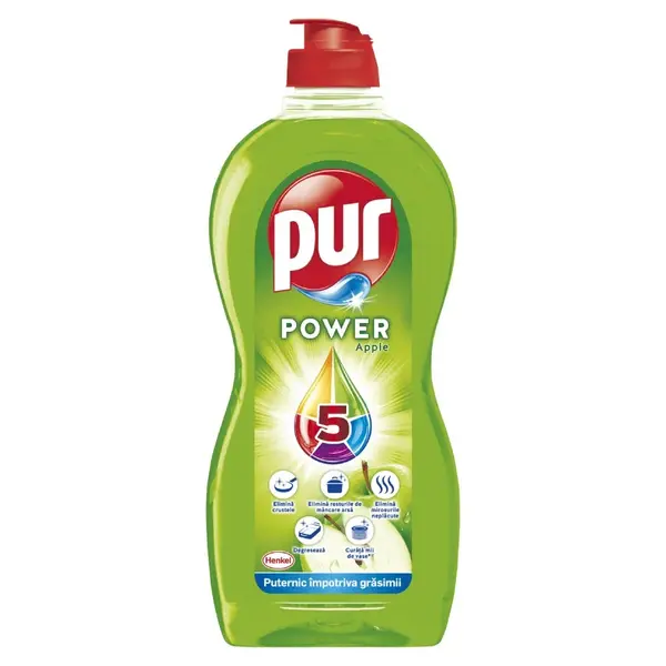 Pur Detergent pentru vase, 450 ml, Apple