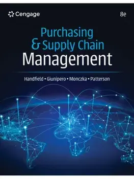 Purchasing and Supply Chain Management. 8 ed, Hardback/***