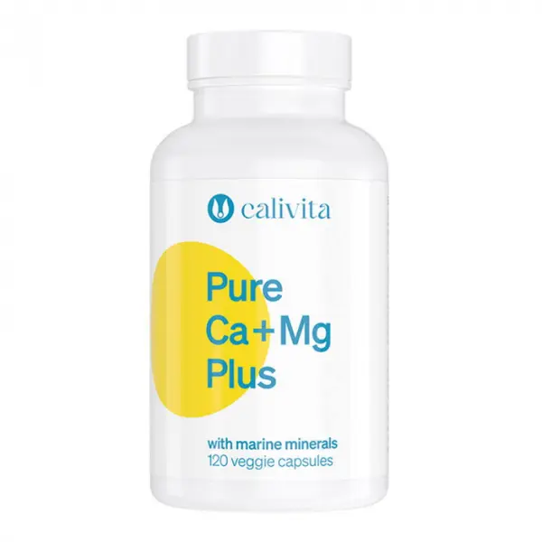 Pure Ca+Mg Plus, CaliVita, 120 capsule, calciu si magneziu
