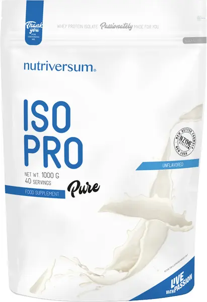 Pure Iso Pro, fără gust, 1000 g, Nutriversum