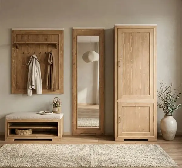 Pure Natural Set pentru Hol cu finisaj Deep Brushed (Top plate)