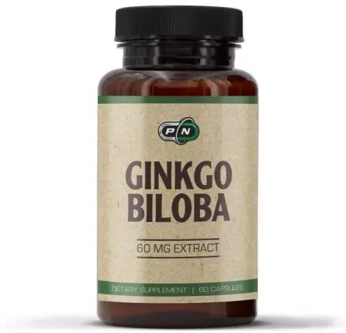 Pure Nutrition Ginkgo Biloba, 60 mg, 60 capsule