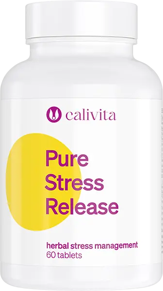 Pure Stress Release , Formula adaptogena pentru stres E i focus, 60 tablete