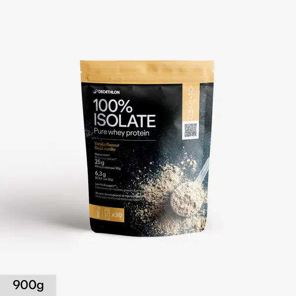Pure whey proteină 100% izolat vanilie 900g