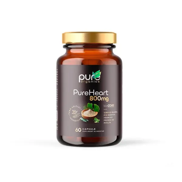 PureHeart – Circulatie cardiovasculara - 60cps PureOrganics