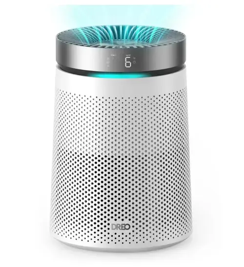 Purificator aer Dreo Macro AP606, 173 m3/h, Filtru 3 in 1 H13 True HEPA, Senzor calitate aer, Mod Auto, Lumina ambientala, 4 trepte de viteza, Timer, Pana la 15 m2 (Alb)
