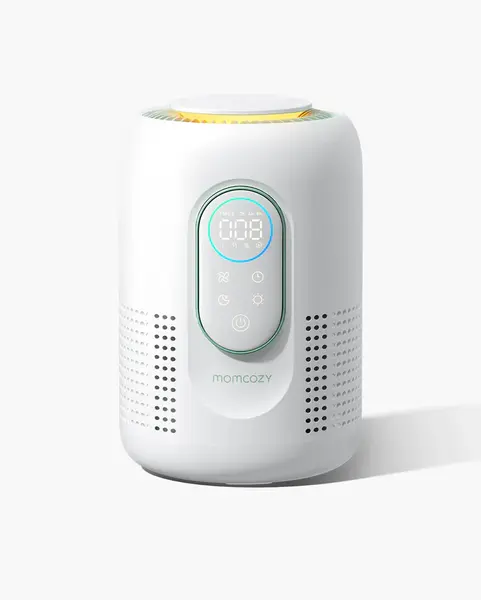 Purificator de aer CozyBreath Baby Air cu filtru de carbon si lumina dimabila Momcozy